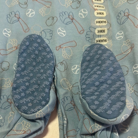 Pekkle - NWT - Blue and Gray Baby Sweatshirt with Monkey Design - Picture 3 of 5